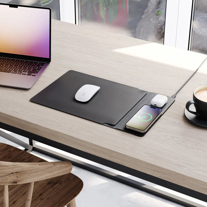 4-in-1 Laptop Sleeve with Wireless Charging